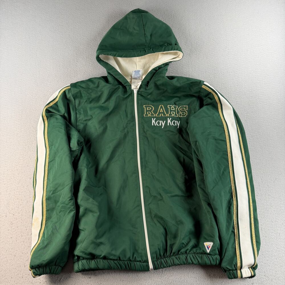 Varsity Spirit Fashions RAHS Kay Kay Green Hooded Cheer Jacket Womens S